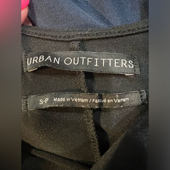 Urban Outfitters Black Turtle Neck Top With Open Back Size Small - Picture 3 of 5